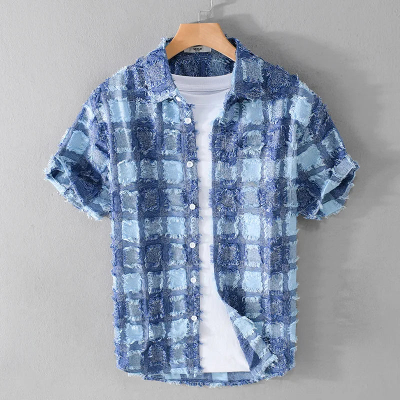Hudson Plaid Shirt - Watson Grey