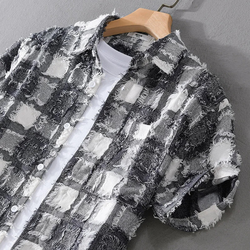 Hudson Plaid Shirt - Watson Grey