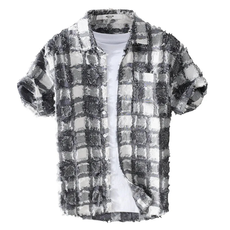 Hudson Plaid Shirt - Watson Grey