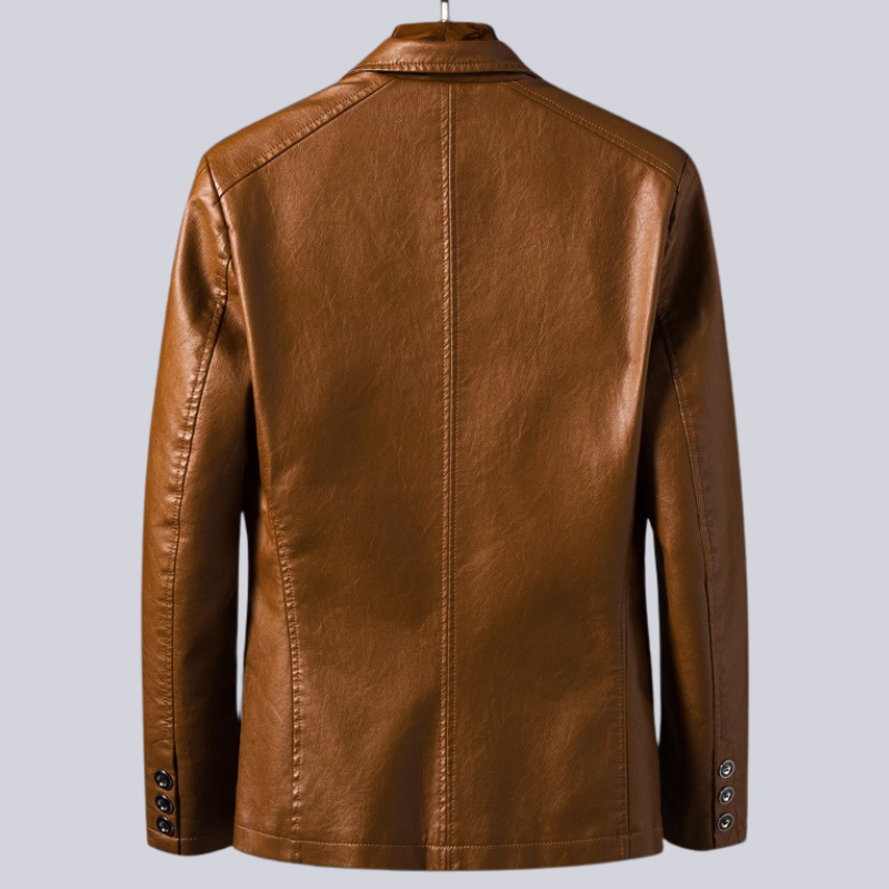 Alexander Andrews Leather Jacket - Watson Grey