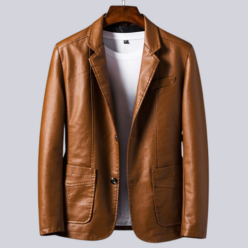 Alexander Andrews Leather Jacket - Watson Grey