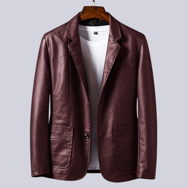 Alexander Andrews Leather Jacket - Watson Grey