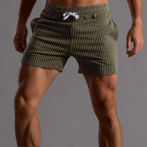 Albert Striped Shorts - Watson Grey