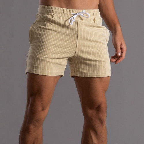 Albert Striped Shorts - Watson Grey