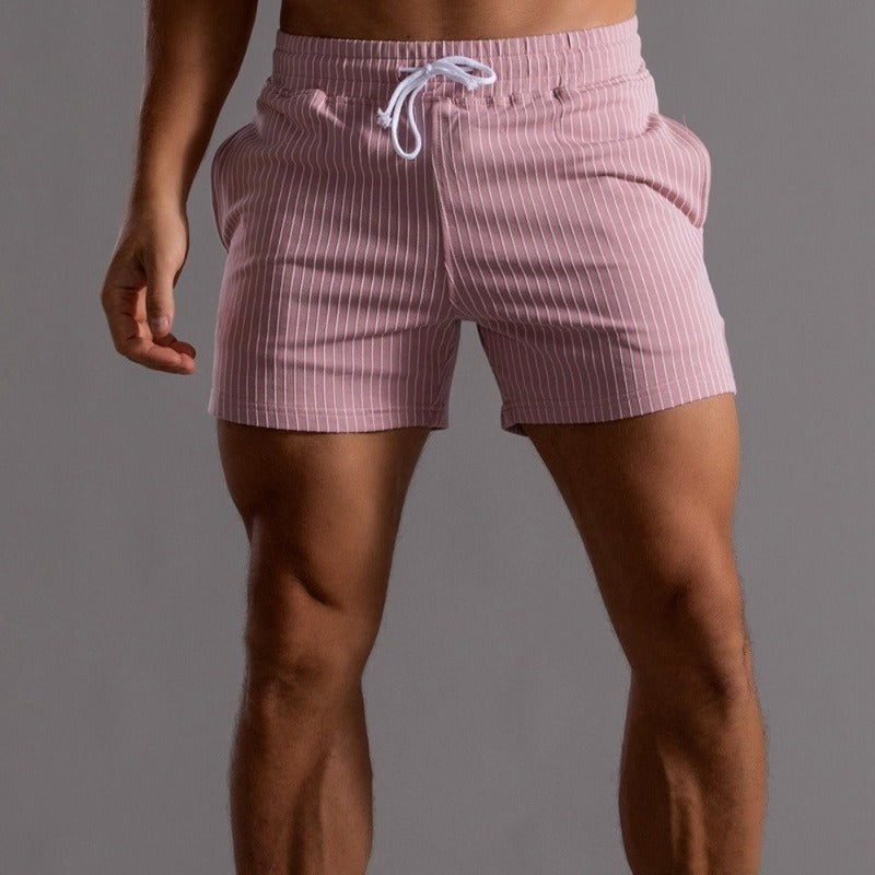 Albert Striped Shorts - Watson Grey